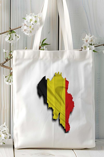 ART HEDİYE Μοντέλο τσάντας ώμου με στάμπα με σημαία της Βελγίας
