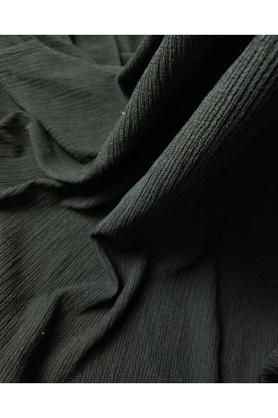 Kumaş Parça Ζέρσεϊ σε μαύρο χρώμα (Πλάτος 150 cm x Μήκος 180 cm)