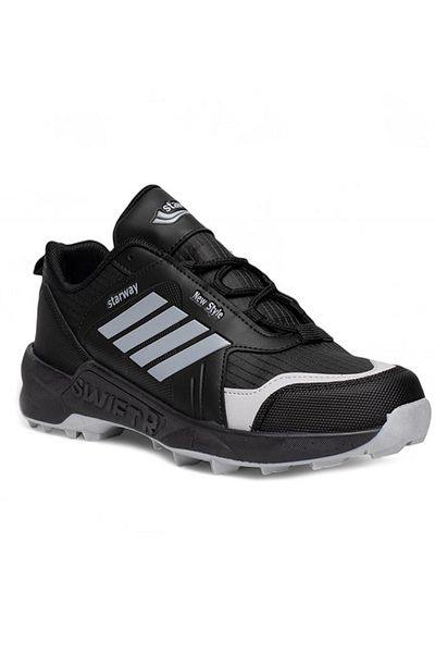 Aleza Shoes Men's Skin Black Ice Sneaker Casual Shoes
