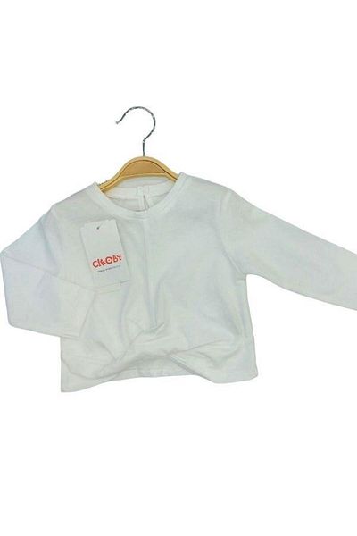 Çikoby Baby Girl Cotton Thin Long Sleeve Crop Blouse