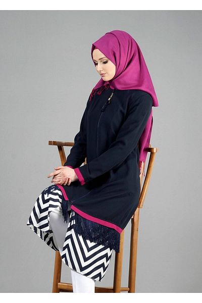 TRENDTESETTÜR T 1576 Μοντέλο Σουφλέ Hijab Trench