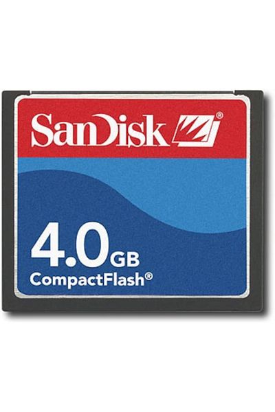 SanDisk بطاقة ذاكرة فلاش CF مدمجة بسعة 4 جيجابايت