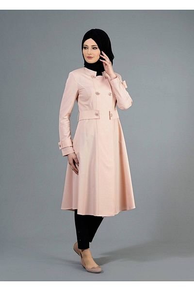 TRENDTESETTÜR T 1467 Trench cu hijab ienupăr