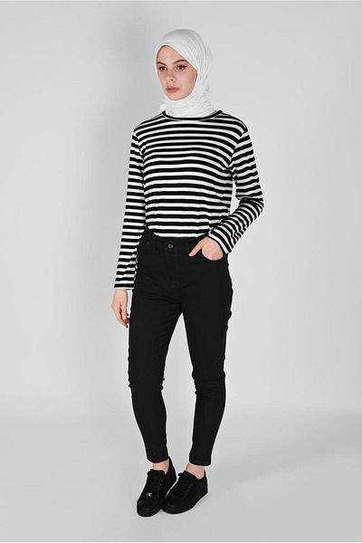 TRENDTESETTÜR Skinny Leg Denim Trousers 2421