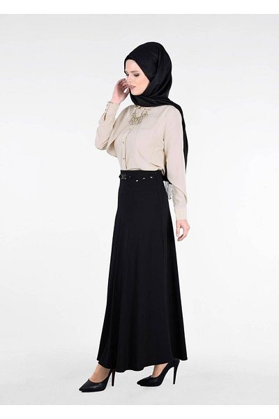 TRENDTESETTÜR Γυναικεία Μπεζ (A.BEIGE) T 4435 Criss Hijab Μπλούζα