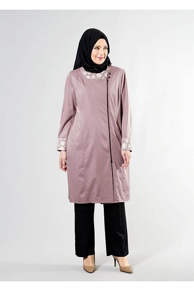 TRENDTESETTÜR Γυναικεία πούδρα (K.PUDRA) T 1543 Natalia Hijab Trench