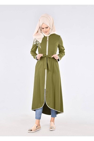 TRENDTESETTÜR T 1721 Demre Hijab Trench