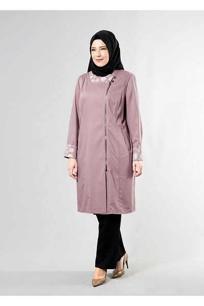 TRENDTESETTÜR Γυναικεία πούδρα (K.PUDRA) T 1543 Natalia Hijab Trench