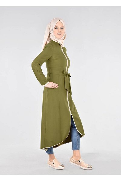TRENDTESETTÜR T 1721 Demre Hijab Trench