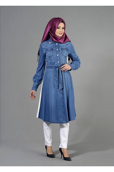 TRENDTESETTÜR Γυναικείο Navy Blue (INDIGO) T 1501 Noura Trench