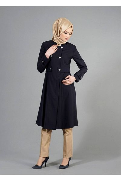 TRENDTESETTÜR T 1467 Juniper Hijab Trench