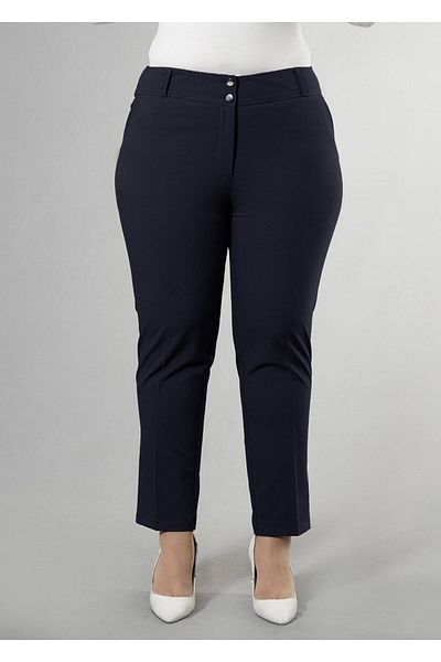 TRENDTESETTÜR Women's Navy Blue 7908 Pants