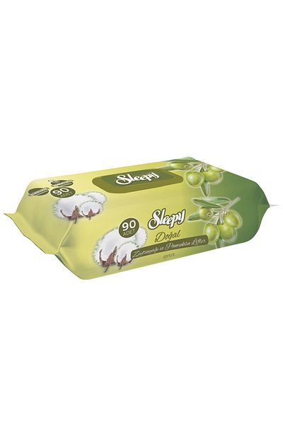 Sleepy Natural Olive Oil Wet Towel 90's