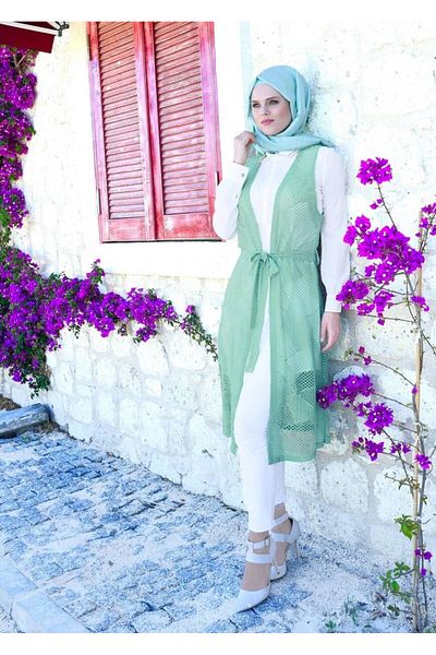 TRENDTESETTÜR Women's Green (MINT) T 4533 Hemlock 9193 2-Piece Tunic