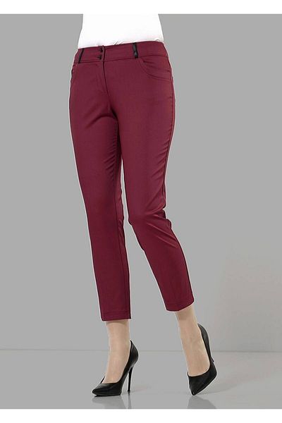TRENDTESETTÜR Women's Burgundy (CORN) 7915 Trousers