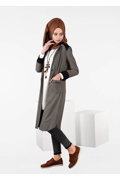 TRENDTESETTÜR Γυναικείο μπουφάν με κουμπιά σε καφέ (CAMEL) 4057