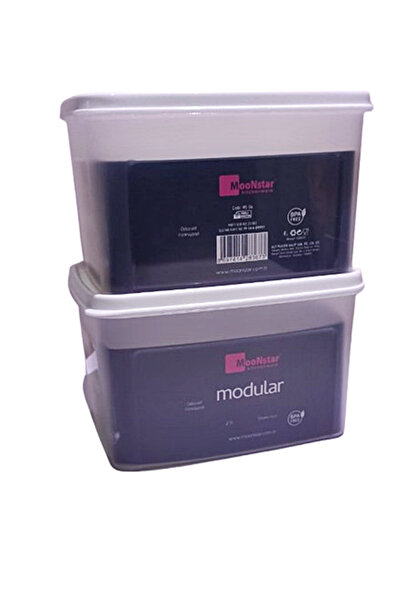Moonstar Cheese Storage Container with Strainer 2 Lt X 2 pcs BPA FREE-MS06