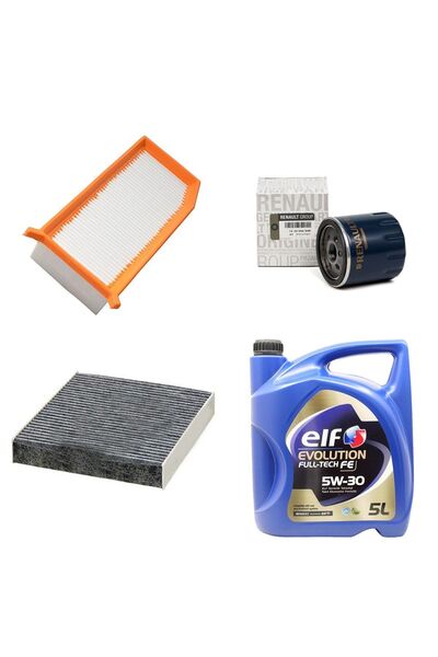 Genel Markalar Dacia Sandero Filtre Yağ Bakım Seti 1.5 Dci 2013-2018 [86 Ve 9...