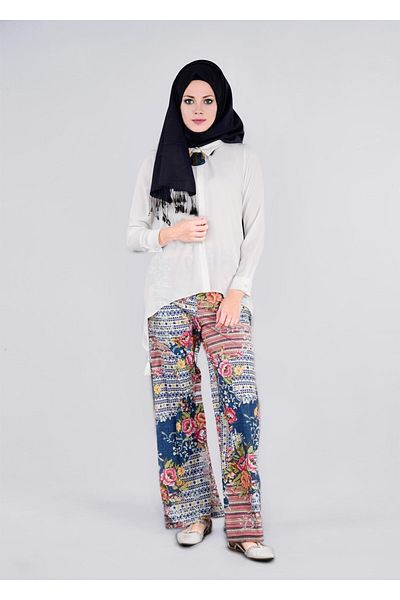 TRENDTESETTÜR Sonya 10406 Women's Navy Blue T-Pants - G7209