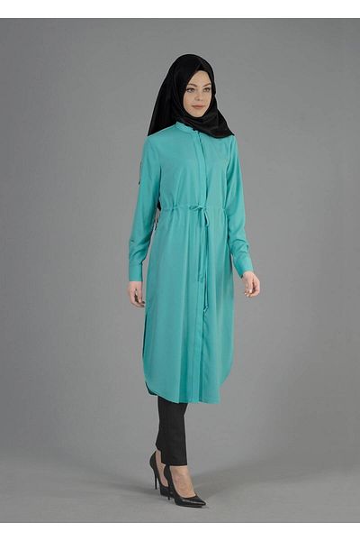 TRENDTESETTÜR Tunica Hijab Lesa Albastru (A.TURCOZ) T 4966 pentru femei