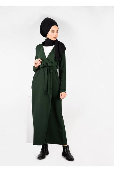 TRENDTESETTÜR Γυναικείο μπουφάν με λεπτομέρεια χακί 4932