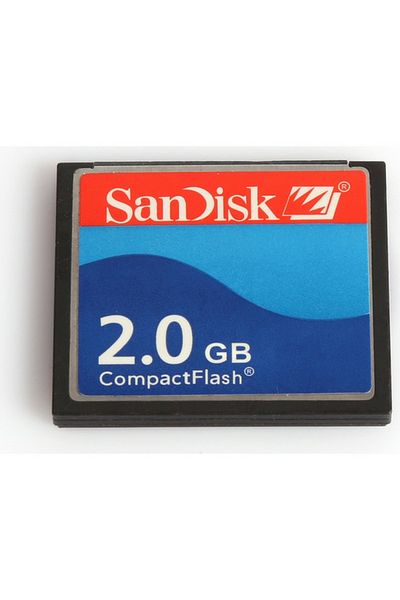 SanDisk بطاقة ذاكرة فلاش CF مدمجة بسعة 2 جيجابايت