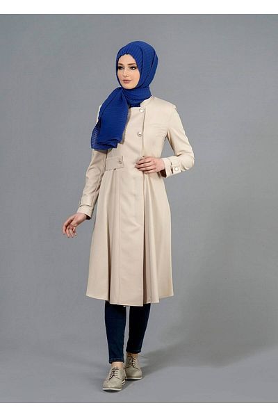 TRENDTESETTÜR T 1467 Juniper Hijab Trench