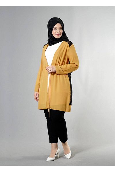 TRENDTESETTÜR T 2516 Port Crep Απλό Μπουφάν Hijab