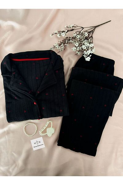MH Moony Homewears Kwai Winter Thermal Fleece Pajamas Set