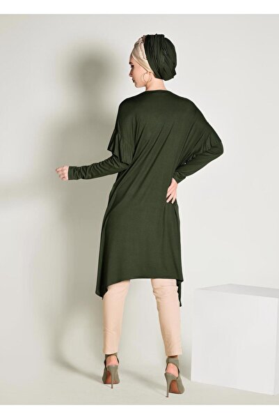 TRENDTESETTÜR Asymmetrical Cut Stone Embroidered Tunic 4362