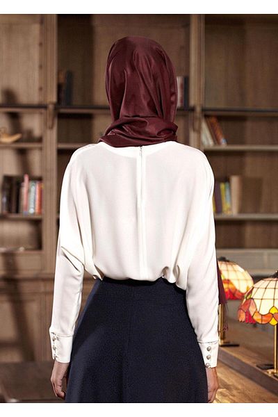 TRENDTESETTÜR T 4462 Hürrem Hijab Χειμερινή Μπλούζα - 36/44