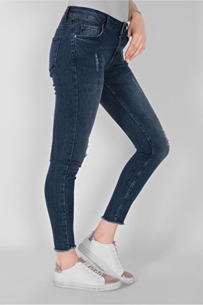 TRENDTESETTÜR Indigo Women's Denim Trousers - Navy 70059