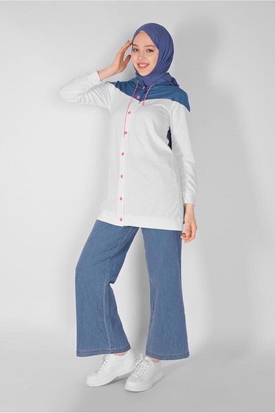 TRENDTESETTÜR Κουκούλα Snap Tunic - 4856
