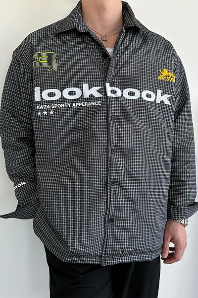 HAFKAGİYİM Πράσινο Lookbook εμπριμέ φουσκωτό μπουφάν