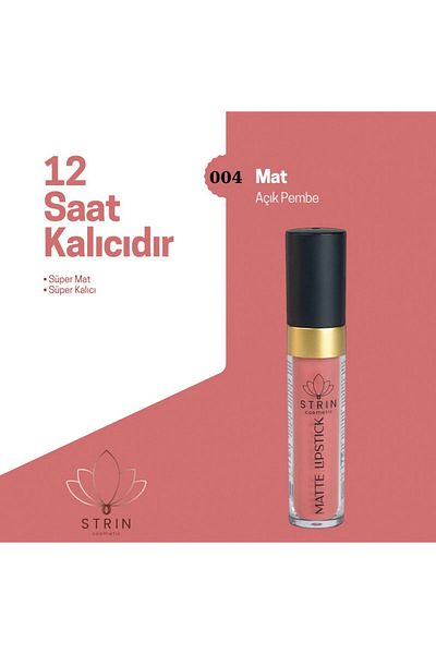 strin cosmetic Long Lasting Liquid Matte Lipstick - 8 ml 004