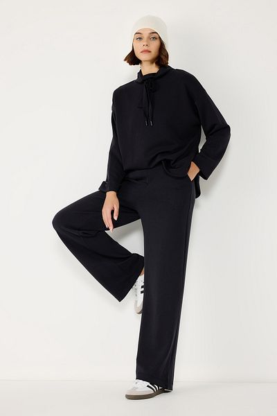 No Matter What Cotton Wide-Leg Trousers