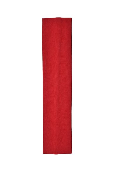 artı bir bodrum Red Combed Cotton Headband - Non-Slip Design