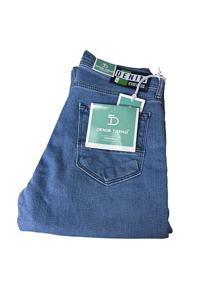 DostumGiyim Extra Lycra Comfortable Fit Regular Waist Large Size Jeans