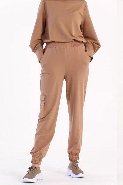 TRENDTESETTÜR Γυναικείο Μπεζ (K.BEIGE) Cargo Παντελόνι 20077