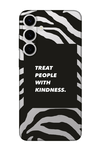 frondcase حافظة هاتف سامسونج S24 FE S24 FE زيبرا شعار زيبرا الشفاف