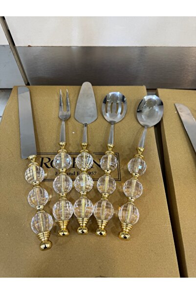hediye طقم ملاعق تقديم ESTERHOMEDECOR مكون من 5 قطع