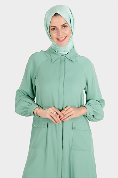 Alvina Τούνικ με κρυφό κουμπί με πέτρινη λεπτομέρεια - 42866