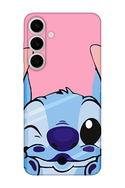 frondcase حافظة لهاتف سامسونج S24 FE ستيتش باللون الوردي