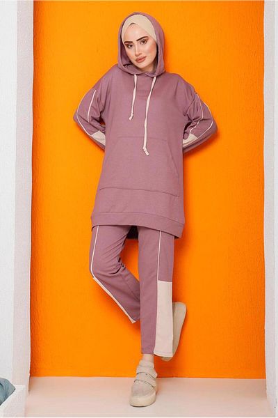 TRENDTESETTÜR Σετ αθλητική φόρμα και παντελόνι 2822 Model Color Block