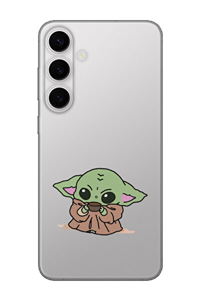 frondcase حافظة هاتف سامسونج S24 FE بيبي يودا شفافة