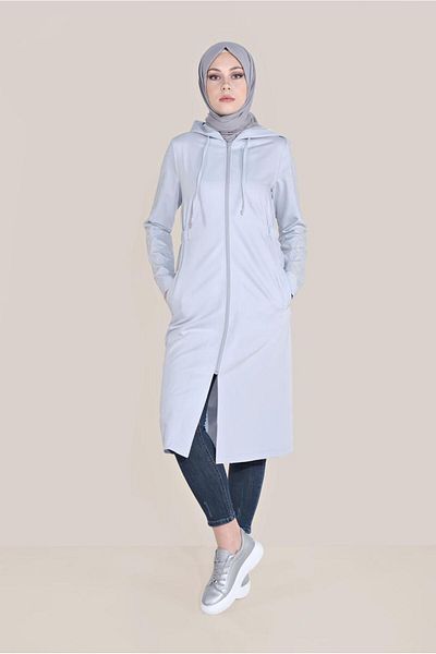 TRENDTESETTÜR Γυναικείο μπλε (ICE BLUE) Διχτυωτό Λεπτομερές Wear Out 40666