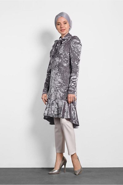 Alvina Collar Tied Tunic 40387