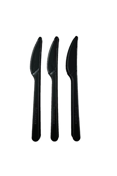 Home 4000 قطعة من الشفرات البلاستيكية الصلبة السميكة الأولى سكين أسود فاخر عا...