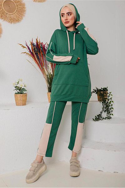 TRENDTESETTÜR Σετ αθλητική φόρμα και παντελόνι 2822 Model Color Block