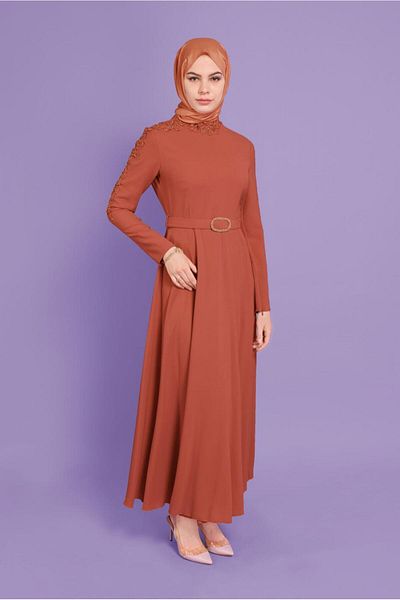 TRENDTESETTÜR ΓΥΝΑΙΚΕΙΟ ΚΑΦΕ (ΤΟΠΟΤΙΚΟ) ΦΟΡΕΜΑ ΜΕ ΚΕΝΤΗΜΕΝΗ ΛΕΠΤΟΜΕΡΗ ΖΩΝΗ 40585